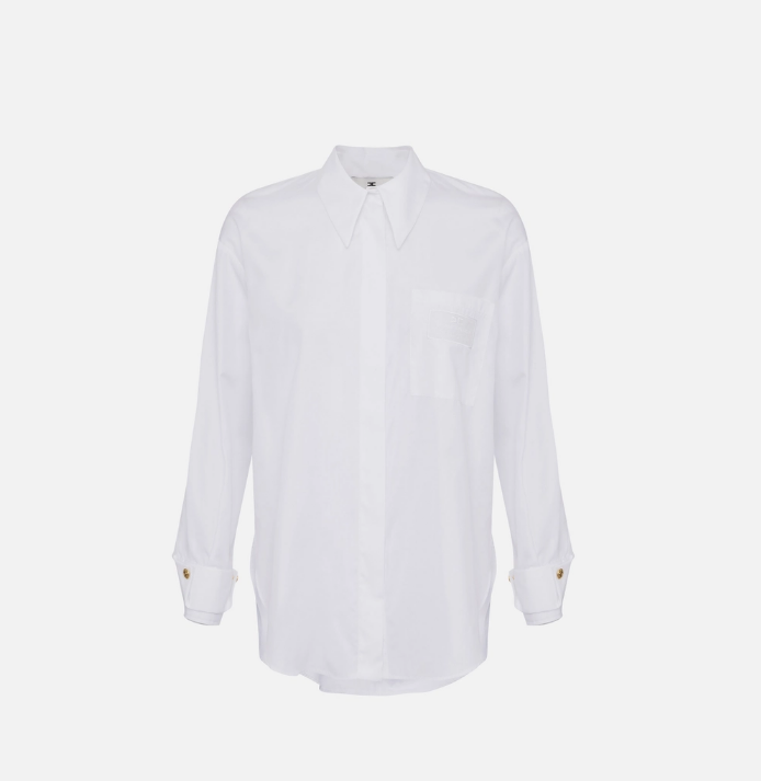 Image of CAMICIA CON TASCHINO RICAMATO055