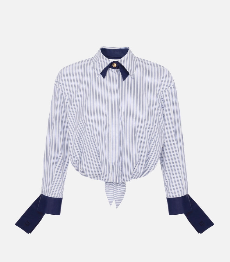 Image of CAMICIA CON NODO SUL RETRO055