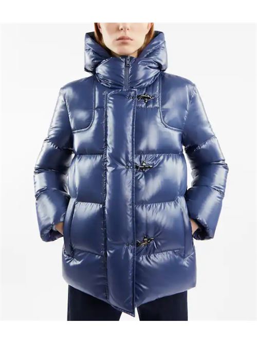 DOWN JACKET WITH HOOKS FAY | NAW36495220SBDU608U608