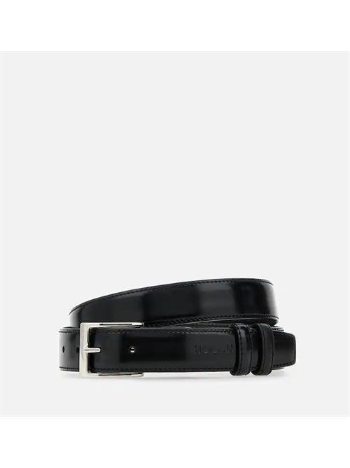 LEATHER BELT HOGAN | KFMC00N1100QR0B999B999